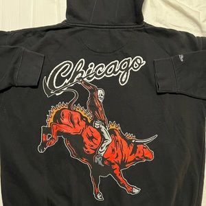 Juice WRLD x Mitchell & Ness Chicago Pullover Hoody (Warren Lotas Design)